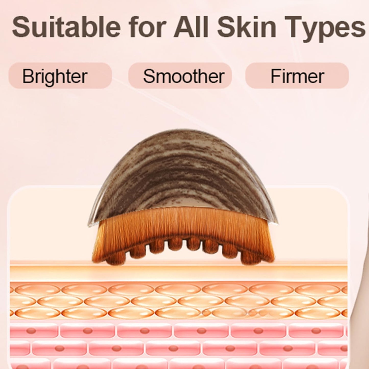 New Lymphatic Contour Face Brush，Lymphatic Face Brush for Sculpting – Anti-Puffiness Detox & Lift Improves Skin Glow，Ergonomically Designed to Fit the Skin Precisely and Relieve Fatigue