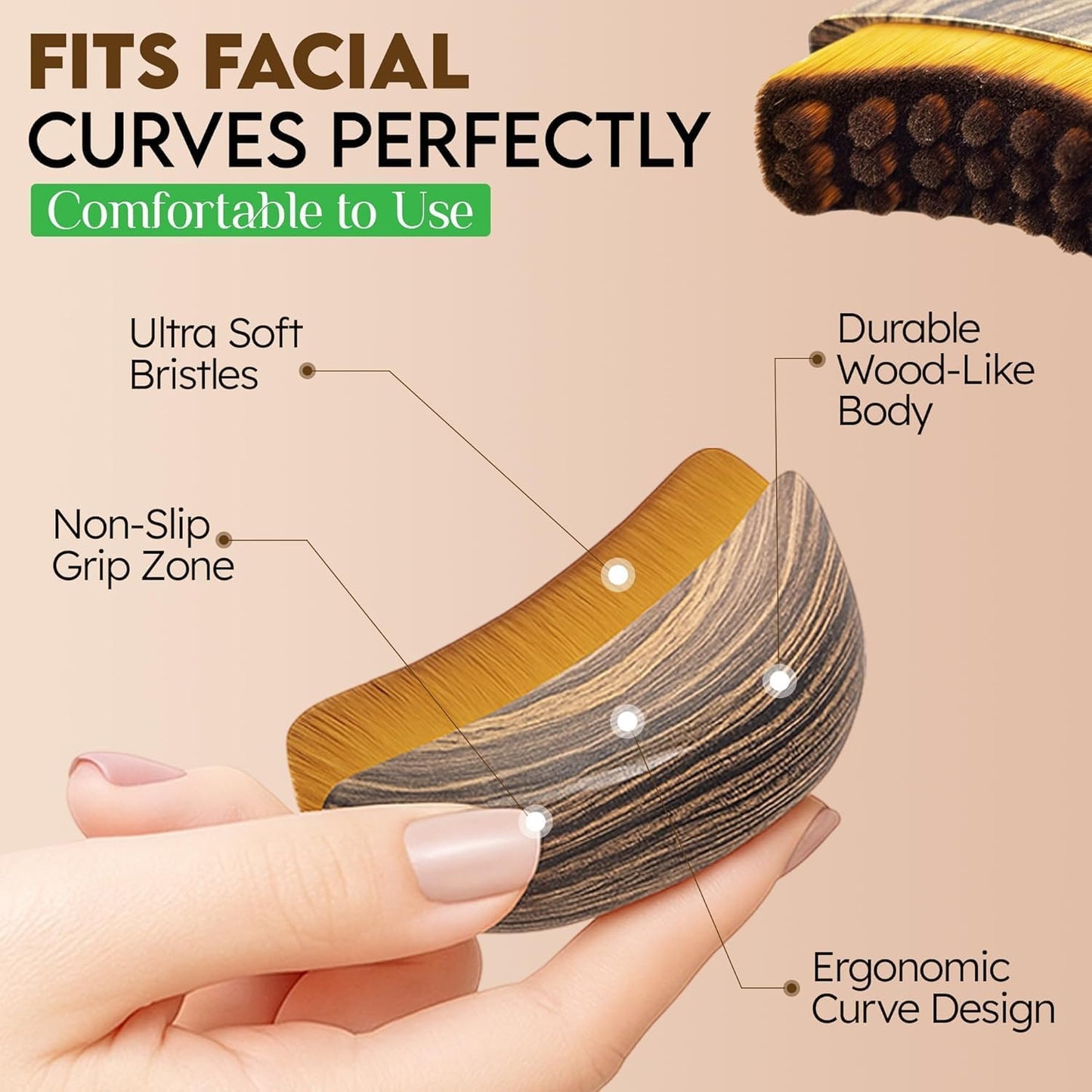 New Lymphatic Contour Face Brush，Lymphatic Face Brush for Sculpting – Anti-Puffiness Detox & Lift Improves Skin Glow，Ergonomically Designed to Fit the Skin Precisely and Relieve Fatigue