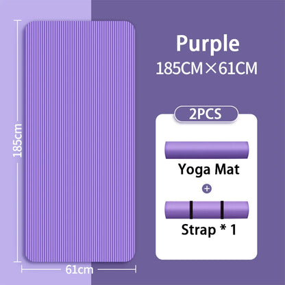 Yoga Mat with Carrying Strap