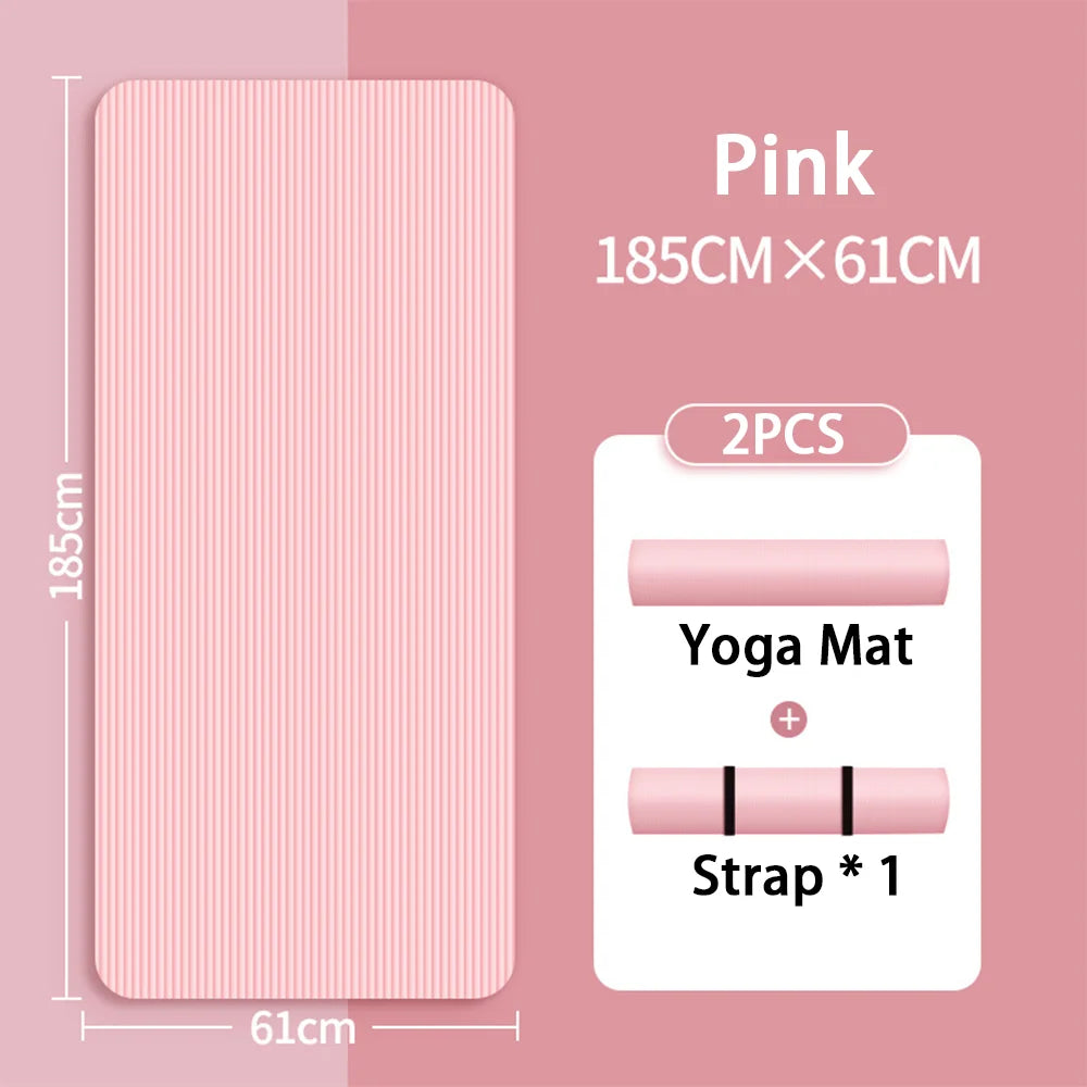 Yoga Mat with Carrying Strap